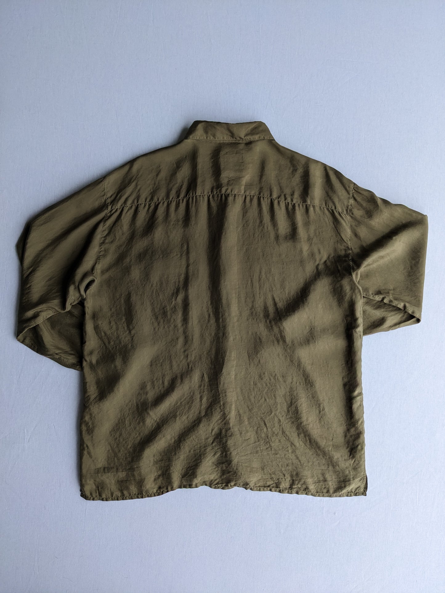 Vintage silk button up shirt