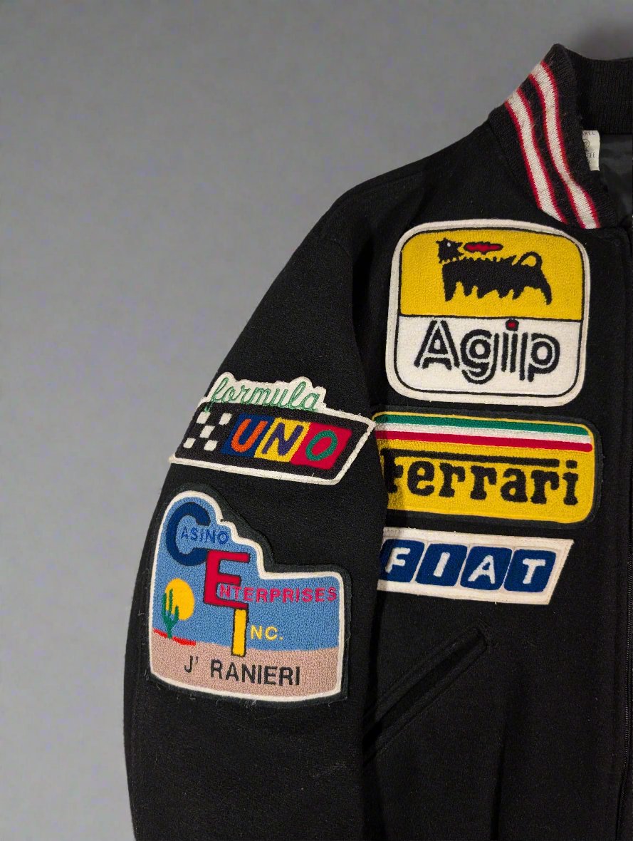 Vintage racing bomber jacket