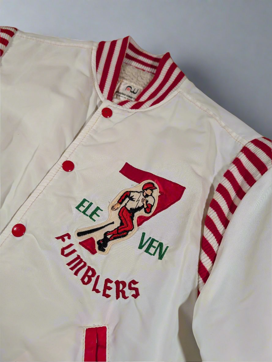Vintage 7 Eleven Fumblers varsity jacket