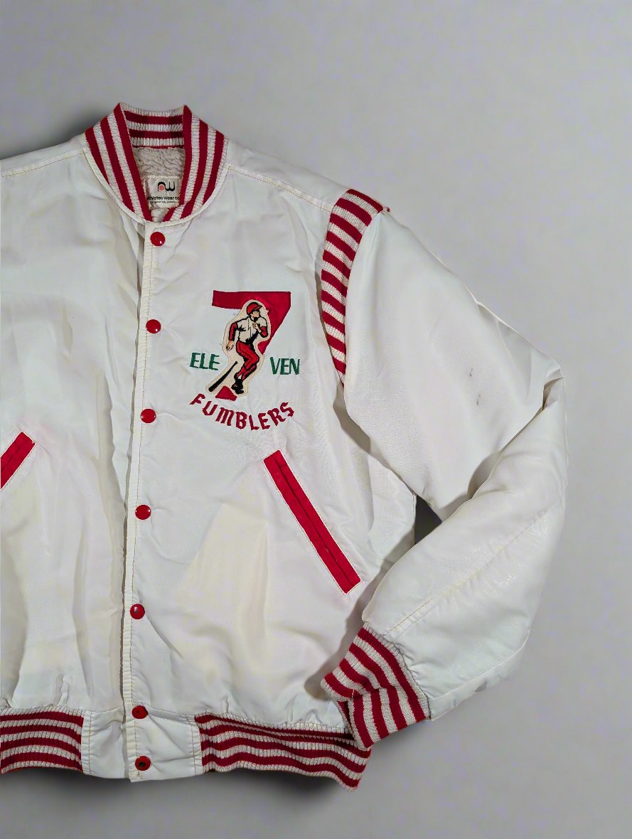 Vintage 7 Eleven Fumblers varsity jacket