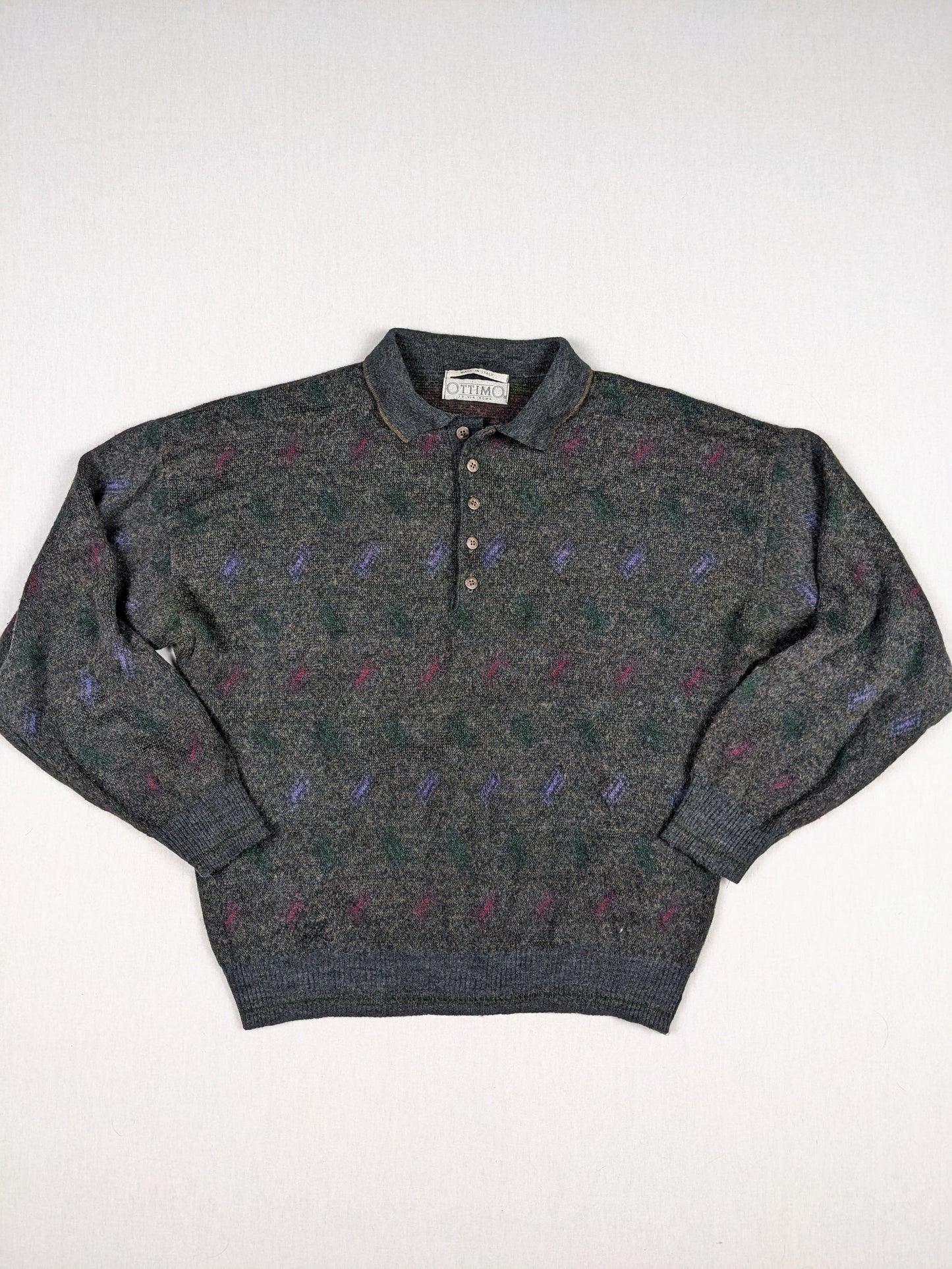 Knit sweater polo