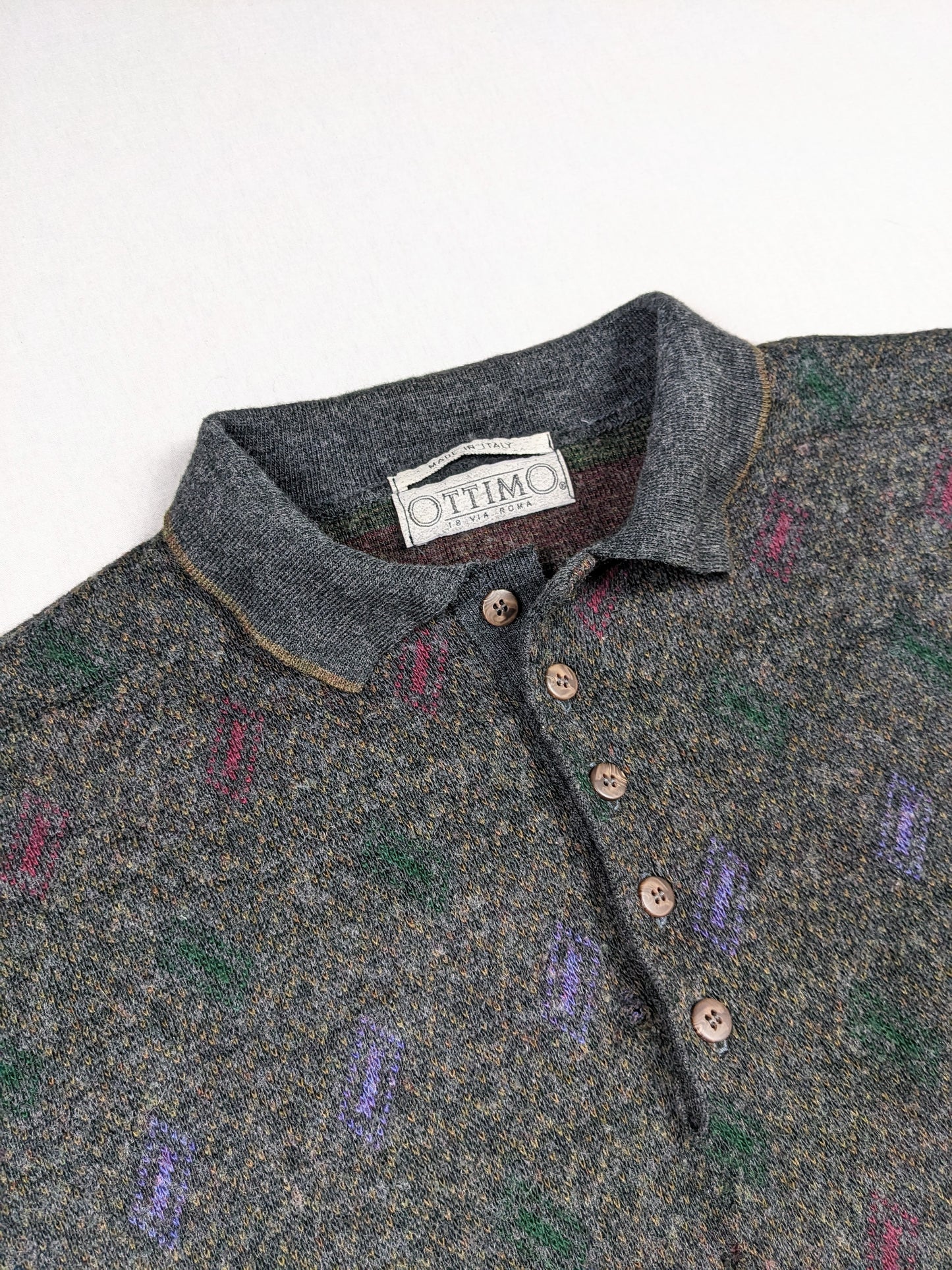 Knit sweater polo