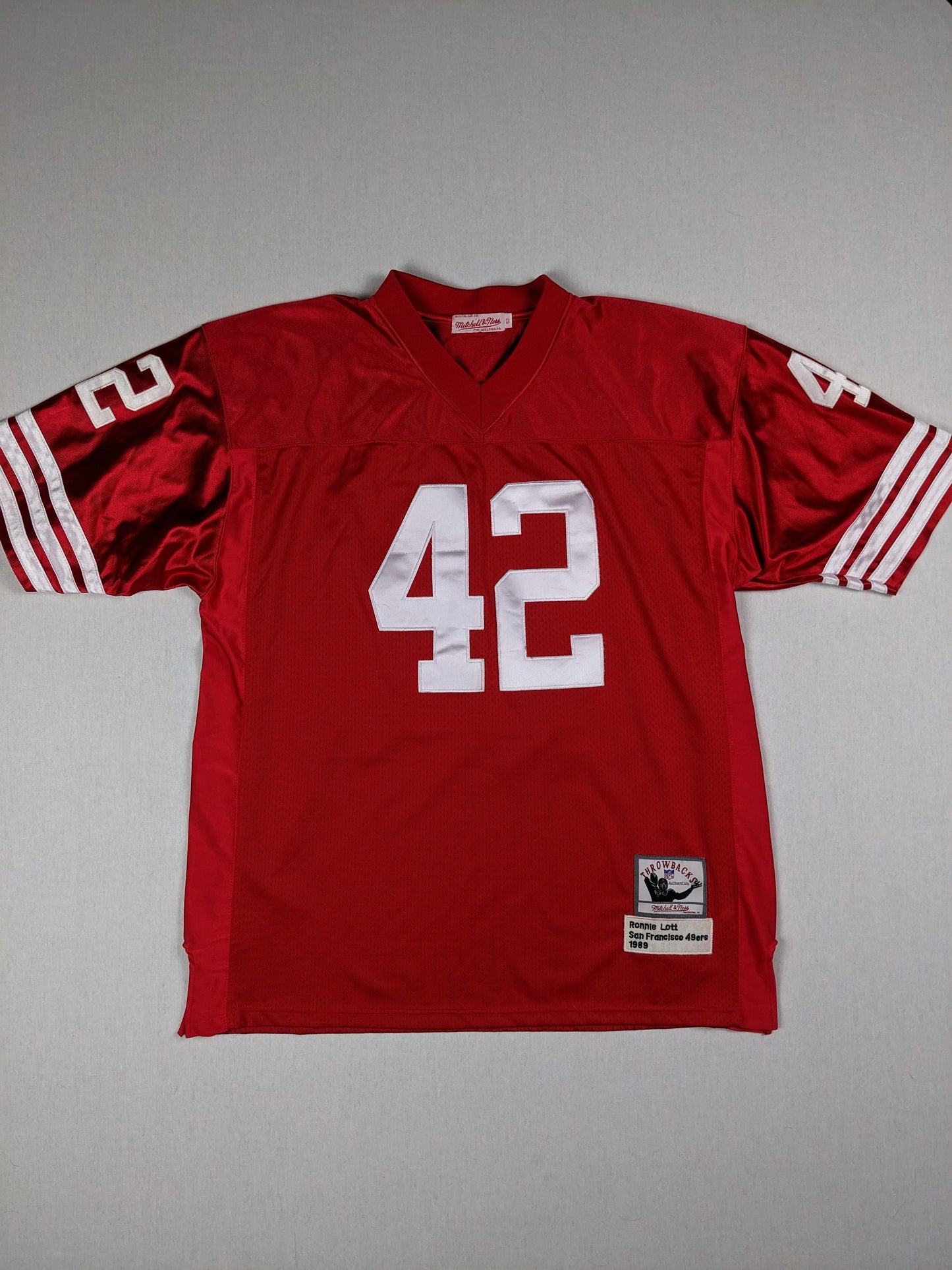 San Francisco 49ers 1989 throwback Lott jersey
