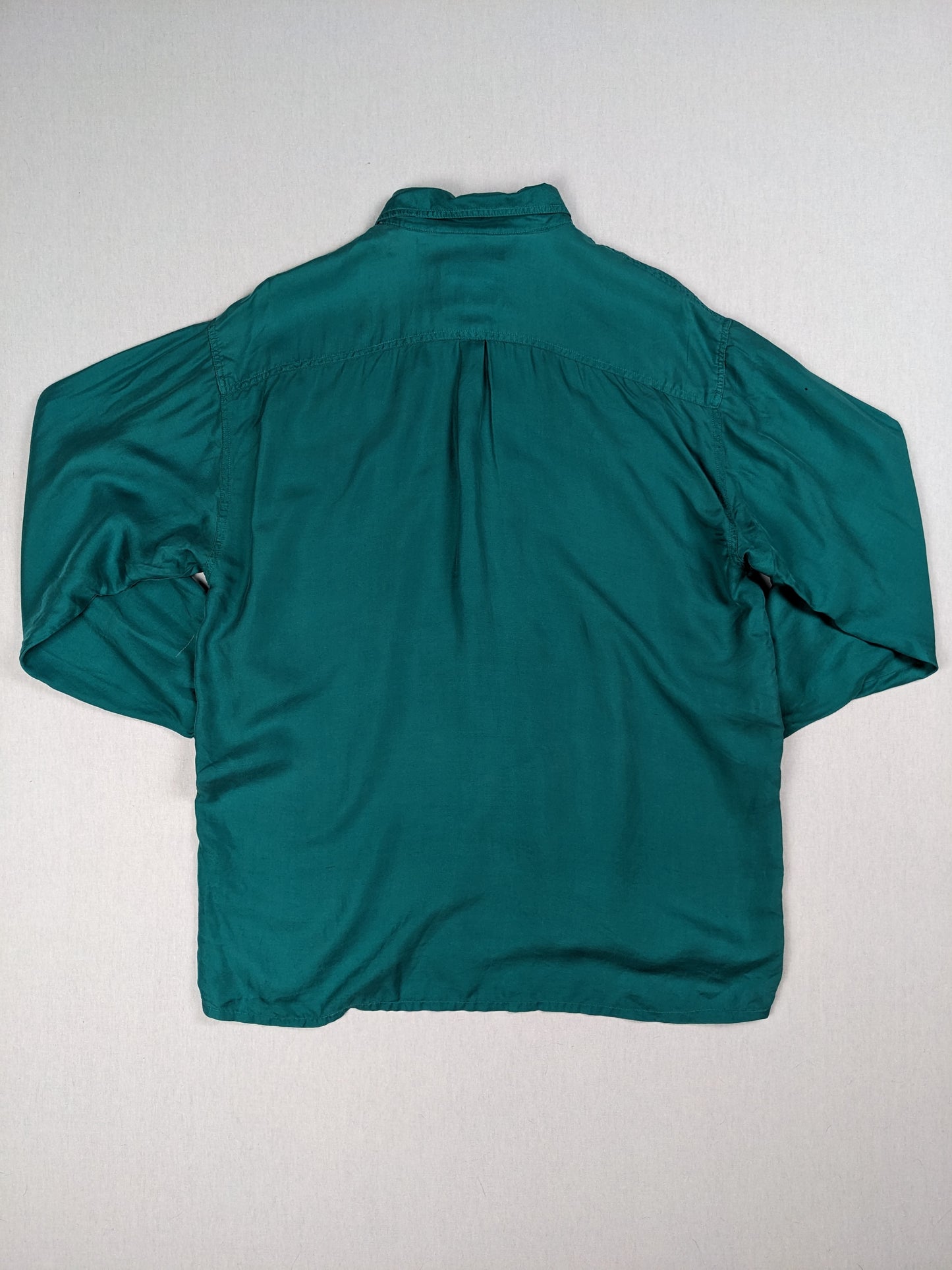 Vintage silk button up shirt