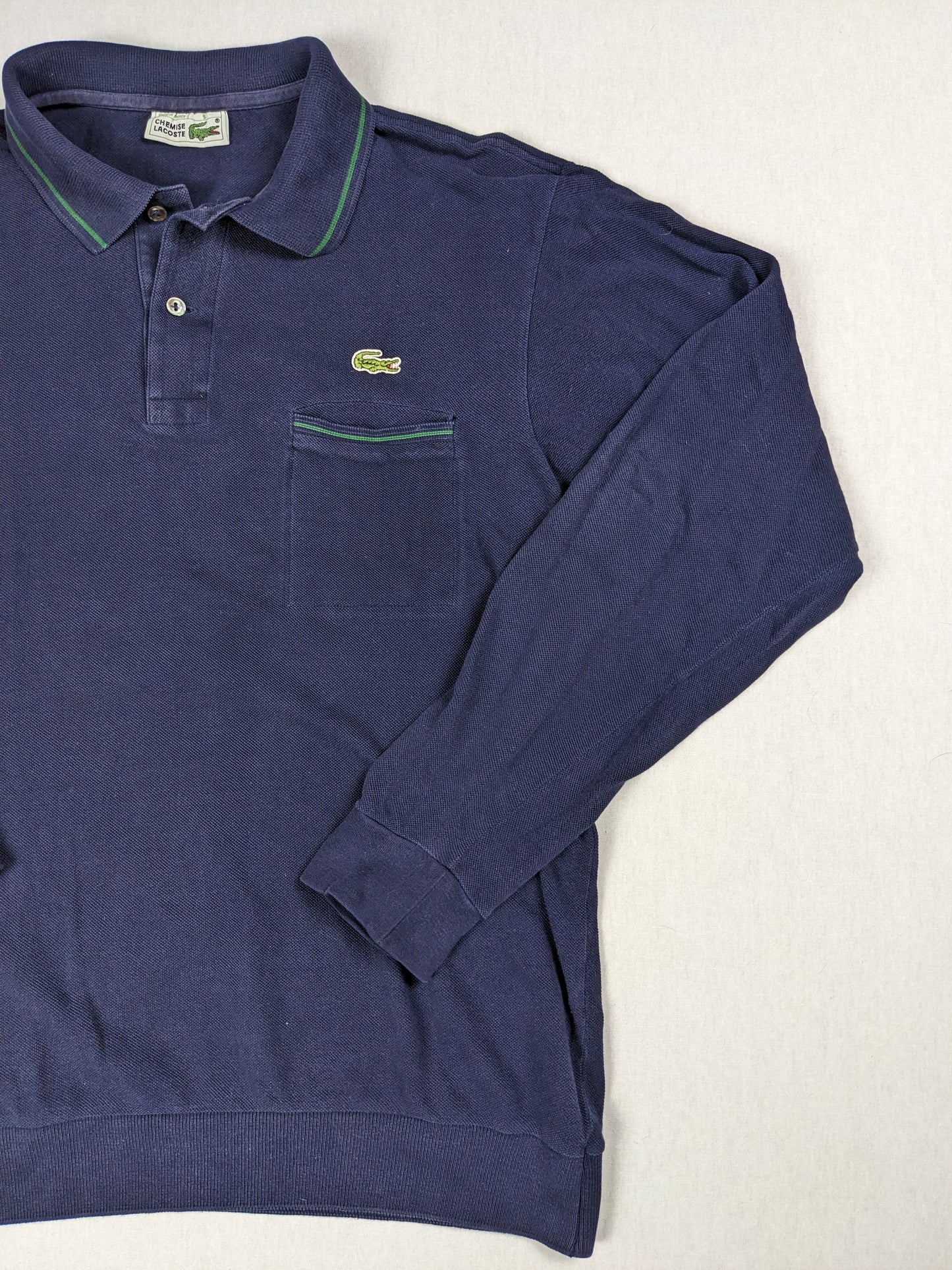 Vintage 80s long sleeve polo