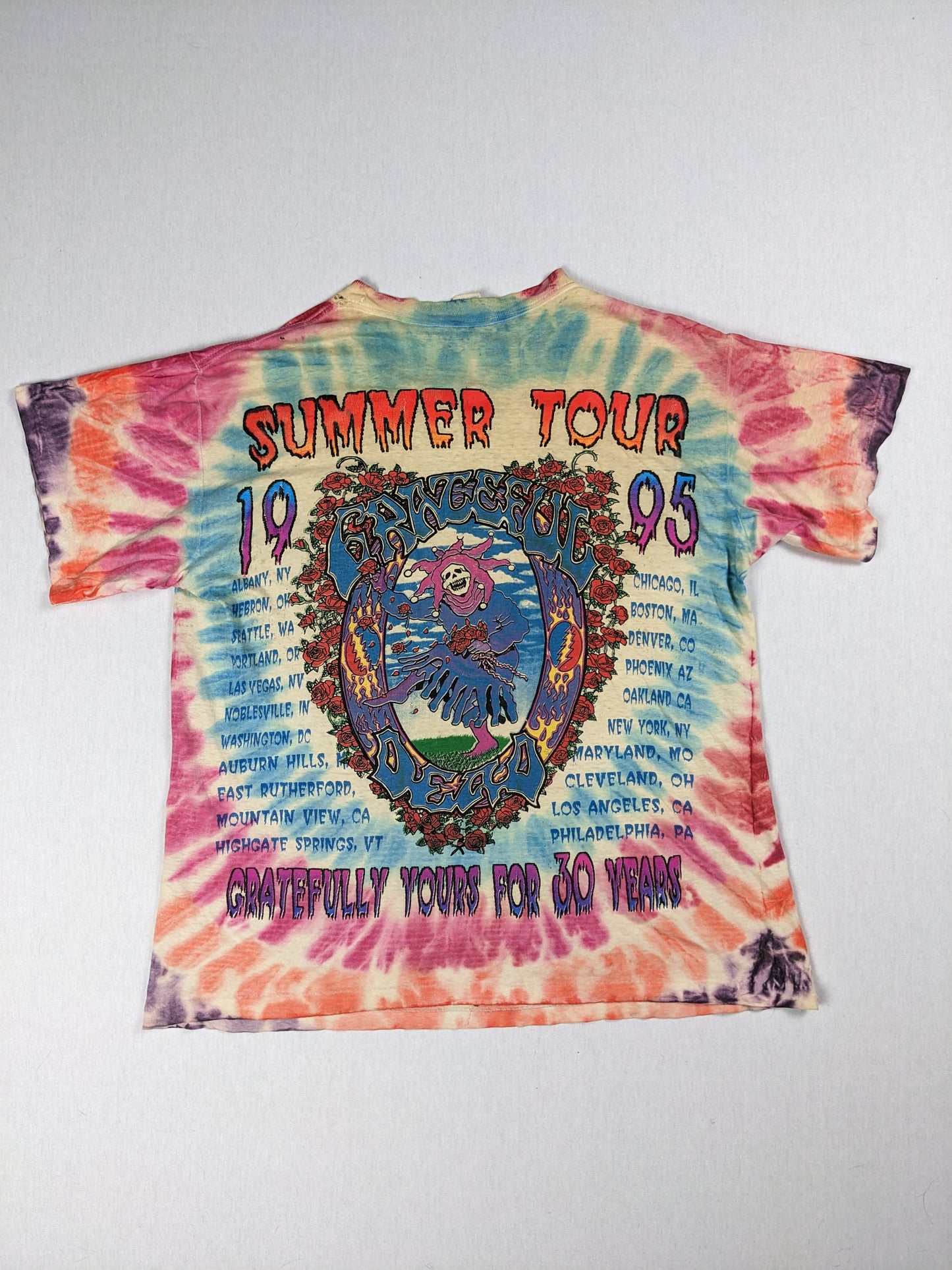 Vintage 1995 Grateful Dead concert t shirt