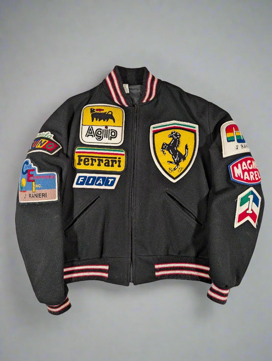 Vintage racing bomber jacket