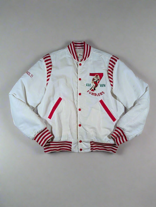 Vintage 7 Eleven Fumblers varsity jacket