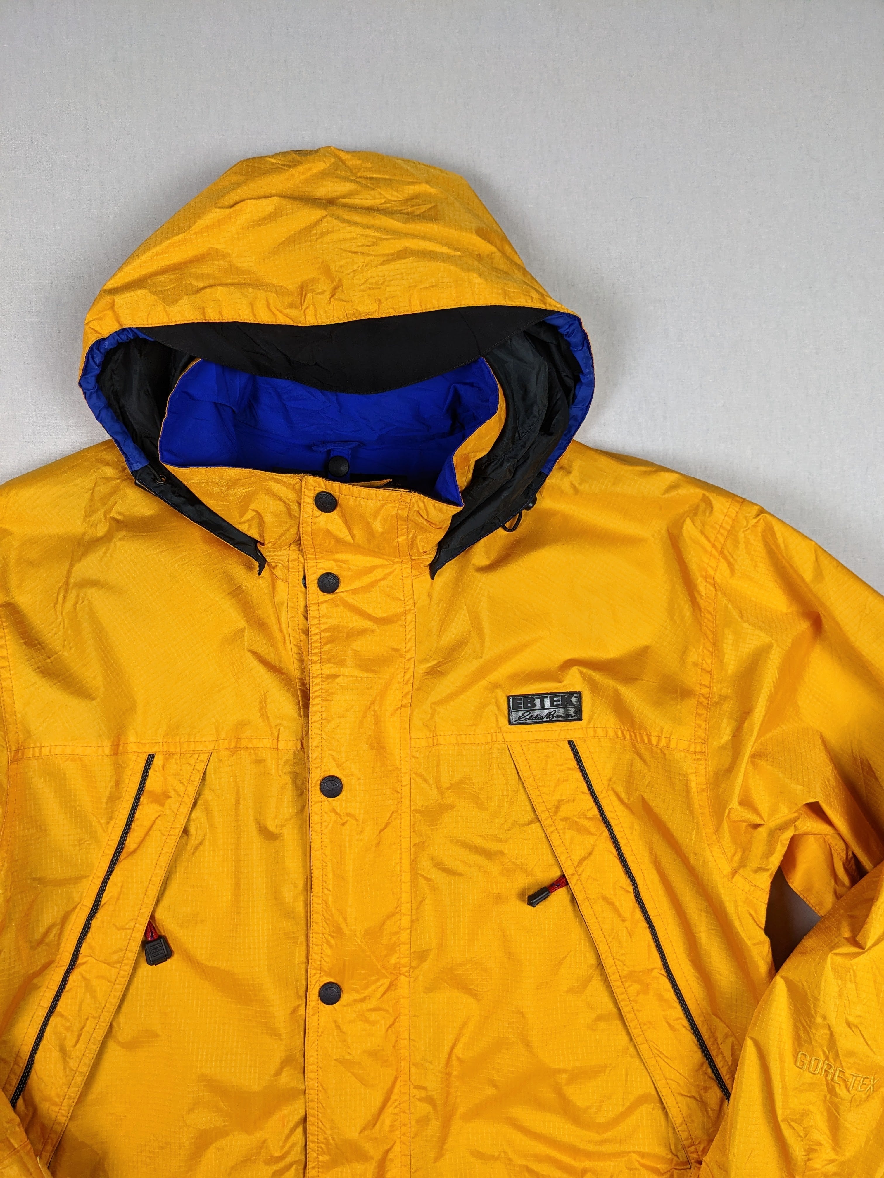 Vintage 90s Eddie Bauer EBTek yellow jacket – Hidden Tiger Vintage