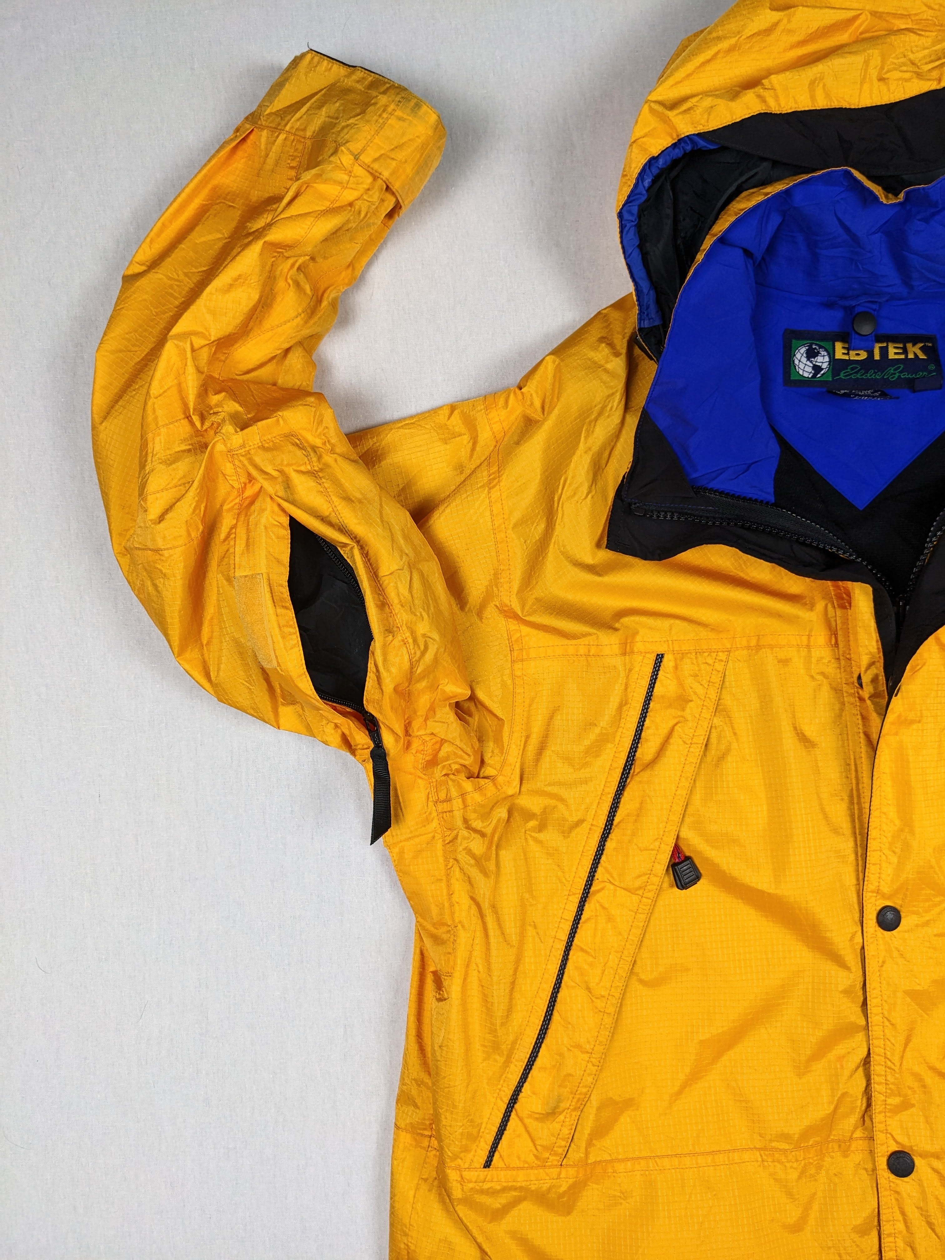 Vintage 90s Eddie Bauer EBTek yellow jacket – Hidden Tiger Vintage